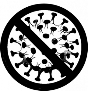 Icono de esterilización e higiene en el estudio